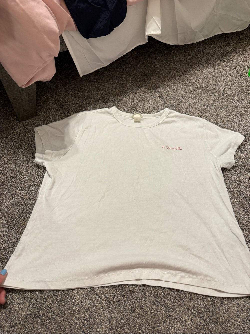 H&M white tee